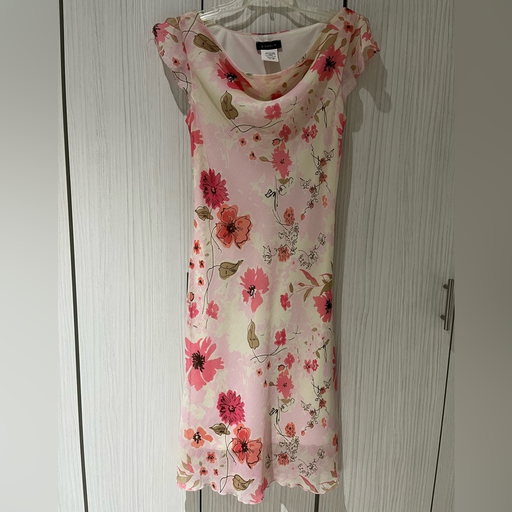Nordstrom Pink Floral Dress, Size 7/8